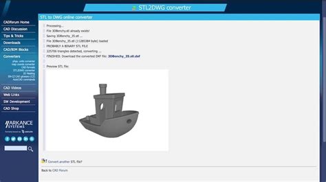 Convert STL to DWG with reaConverter — Batch Conversion Software.